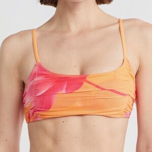Hutch Mazina Bikini Top (orange and pink) NWT